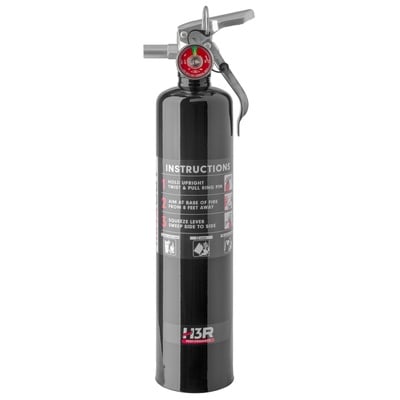 H3R Performance 2.5 lb. MaxOut Dry Chemical Fire Extinguisher (Black) - MX250B